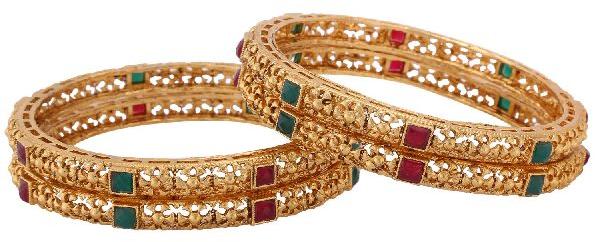 Polished Alloy BNG202 Antique Traditional Bangles, Occasion : Party Wear