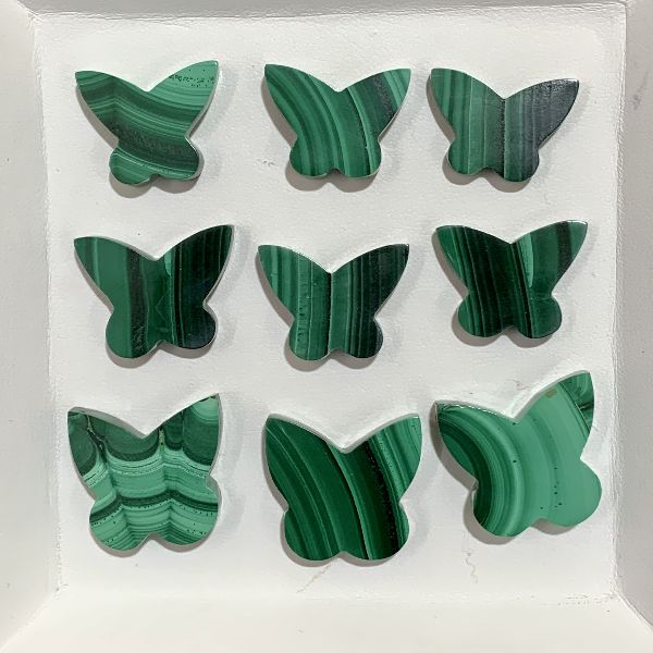 Malachite Butterfly Carved Stone