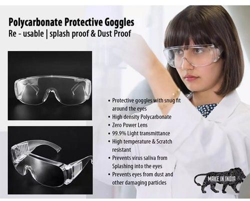 Polycarbonate Reusable Protective Goggles