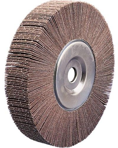 Coated Aluminium Abrasive Oxide Flap Wheel, for Material Finishing, Shape : Round