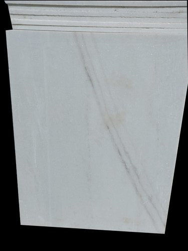 Polished Plain White Marble, for Flooring Use
