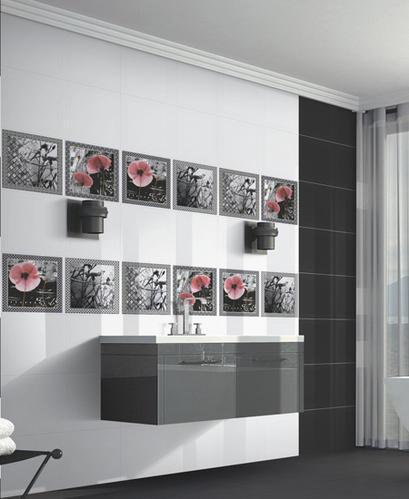Rectangle CERAMIC Bathroom Wall Tiles, for Interior, Size : 10X15