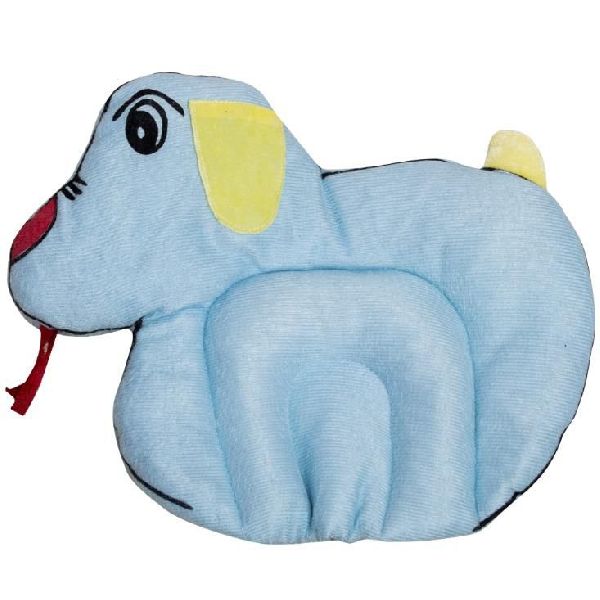 Blue Dog Shaped Baby Pillow
