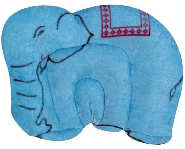 Blue Elephant Shaped Baby Pillow, Feature : Comfortable, Easily Washable