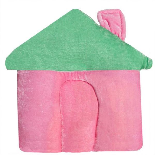 Pink House Shaped Baby Pillow