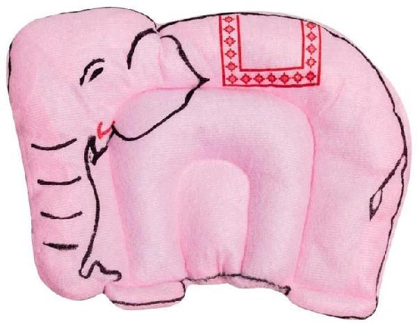Pink Elephant Shaped Baby Pillow