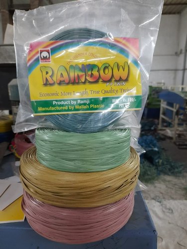 Rainbow Ring Plastic Sutli, Pattern : Dyed