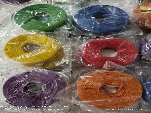 Sunrise Ring Plastic Sutli, Pattern : Dyed
