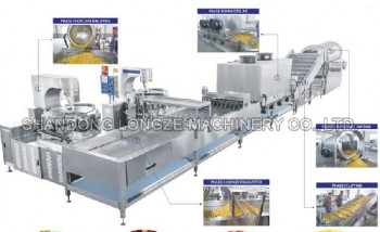 200kgs/h Automatic Mushroom Popcorn Production Line