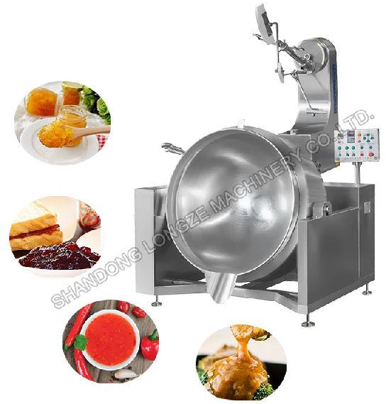 200L Steam Food Cooking Jacketed Kettle