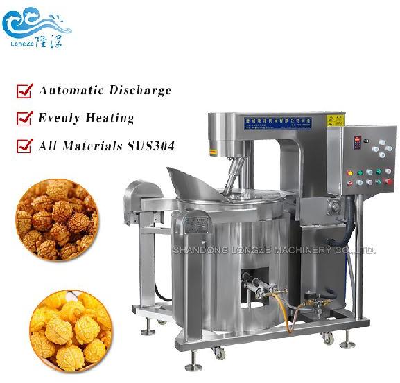 Caramel Automatic Kettle Corn Machine With Ce Commercial Popcorn Coating Machine From China