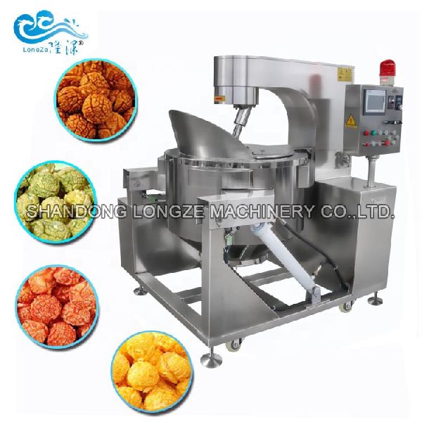 Factory Price Automatic Commercial Kettle Corn Machine Chocolate Pop Corn Machines