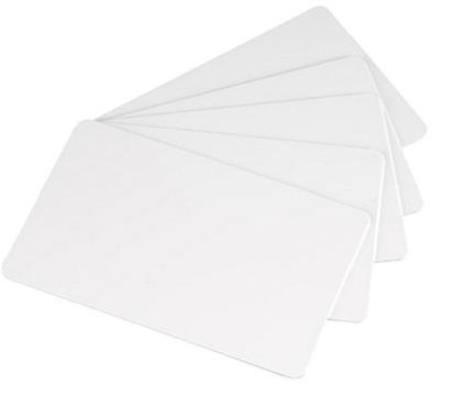 Rectangular White PVC Card