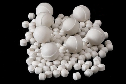 Steatite balls, Color : Snow-white
