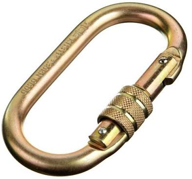SS carabiner hook, Feature : Fall Protection Equipment, Safety Belt Accessories