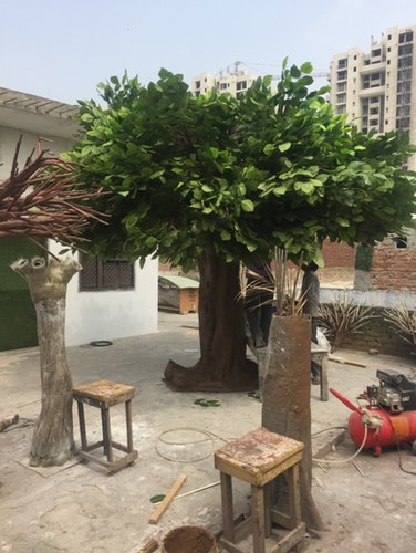 FiberGlass Artificial Banyan Tree, Size : Multisizes