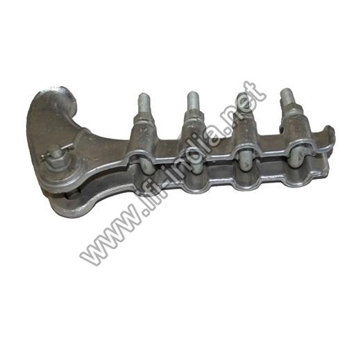 Polished Metal Tension Clamp, Length : Standard