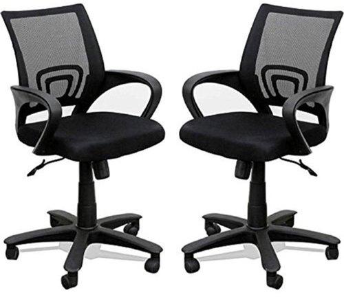 PLASTIC Mesh Office Chair, Color : Black