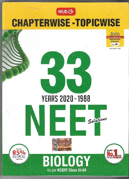 MTG -33 YEARS OF NEET BIOLOGY