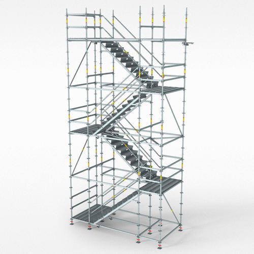 SS Tower Staircase, Color : Silver