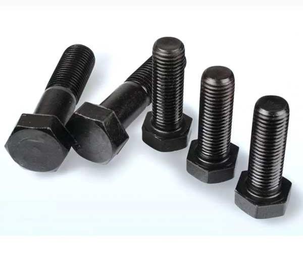 TVS Metal BSW Hexagonal Head Bolts, for Industrial, Color : Black