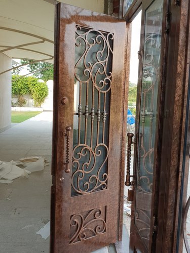 7 Layer Process Wrought Iron Door, Color : Multiple colour option