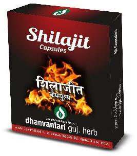 Shilajit Capsules, Packaging Type : Box