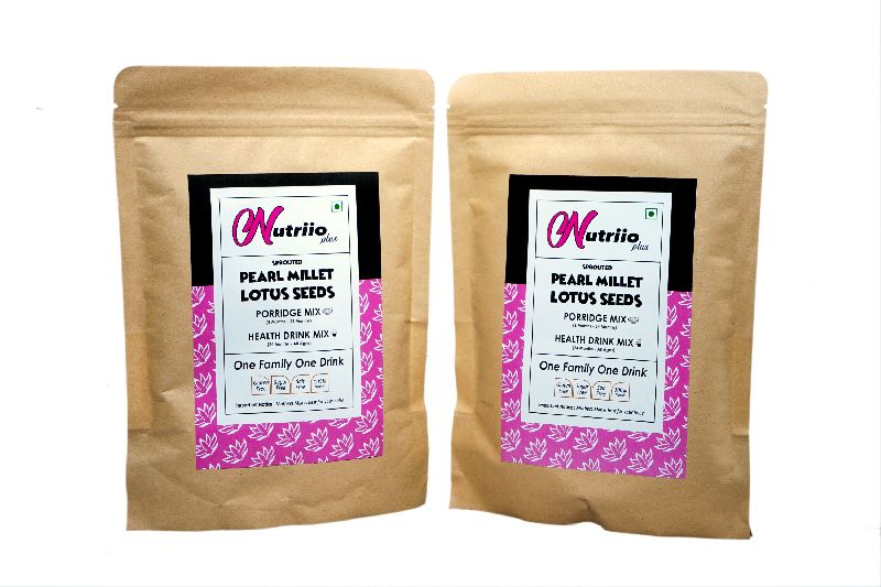 Sprouted Pearl Millet Lotus Seeds Mix