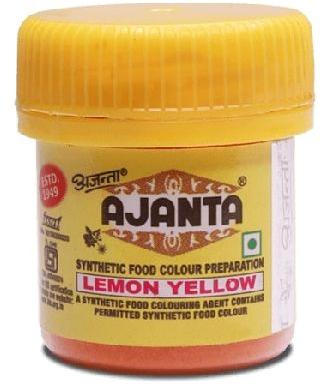 Lemon Yellow Blended Food Colour, for Sweets, Ice-creams, Dairy Products, Bakery Etc, Form : Powder