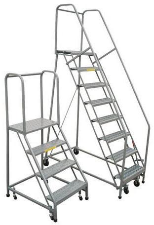 Mild Steel Coated Industrial Rolling Ladder