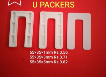 Window Fitting PP U Shim, Size : 55 x 35 x 5 mm