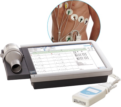 Compact Spirometer with Ecg