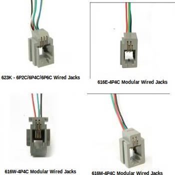 Wired Modular Jacks