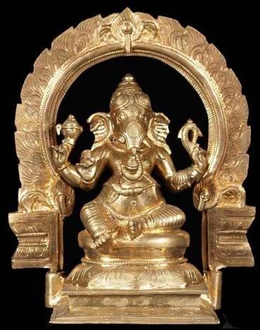 Ganesha Bronze Statue