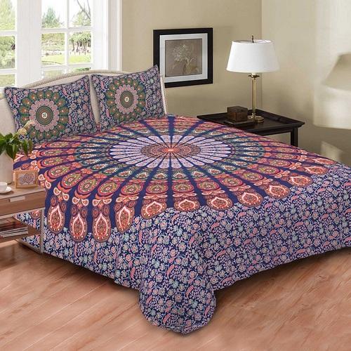 Embroidered Duvet Cover, Size : 90 x 108 inch