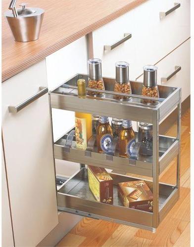 Stainless Steel Sliding Kitchen Drawers