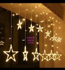 Led Star Curtain Light