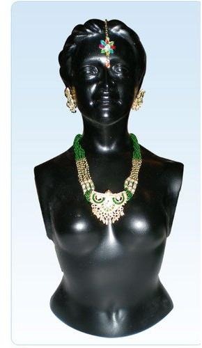 Fiber Jewellery Mannequins, Color : Black