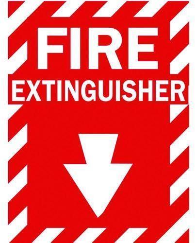 Rectangle Fire Extinguisher Signage