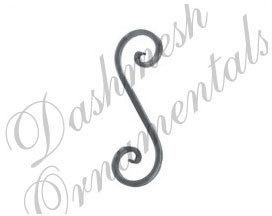 Dashmesh Ornamental Wrought Iron Scrolls, Length : 300mm