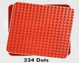 324 Dots Concrete Chequered Tiles, Packaging Type : Carton Box