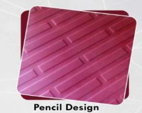 Pencil Design Concrete Chequered Tiles, Packaging Type : Carton Box
