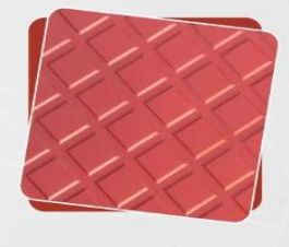 Polished Square Concrete Chequered Tiles, Size : 300x300x25mm
