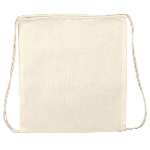Plain Stitched Cotton Fabric Bag, Color : White
