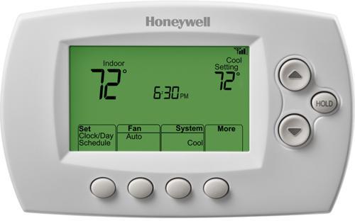 Honeywell Programmable Thermostat, Display Type : LCD