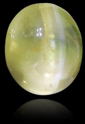 Chrysoberyl Cats Eye Gemstone, Size : 2.35 carat