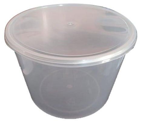 Round PP Injection Moulding Containers, Color : Transparent