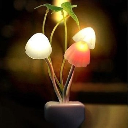 Color Changing LED Mushroom Night Light