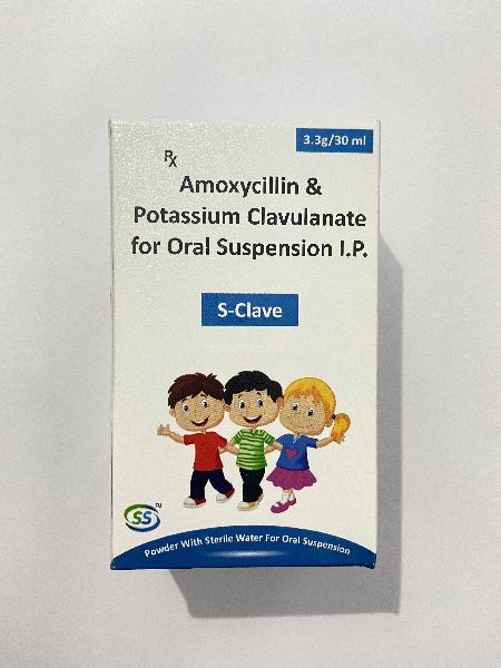 Amoxycillin and potassium clavulanate oral suspension ip