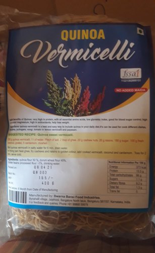 Quinoa Vermicelli, Shelf Life : 6months